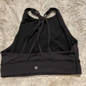 Blk High-Neck Energy Bra 12